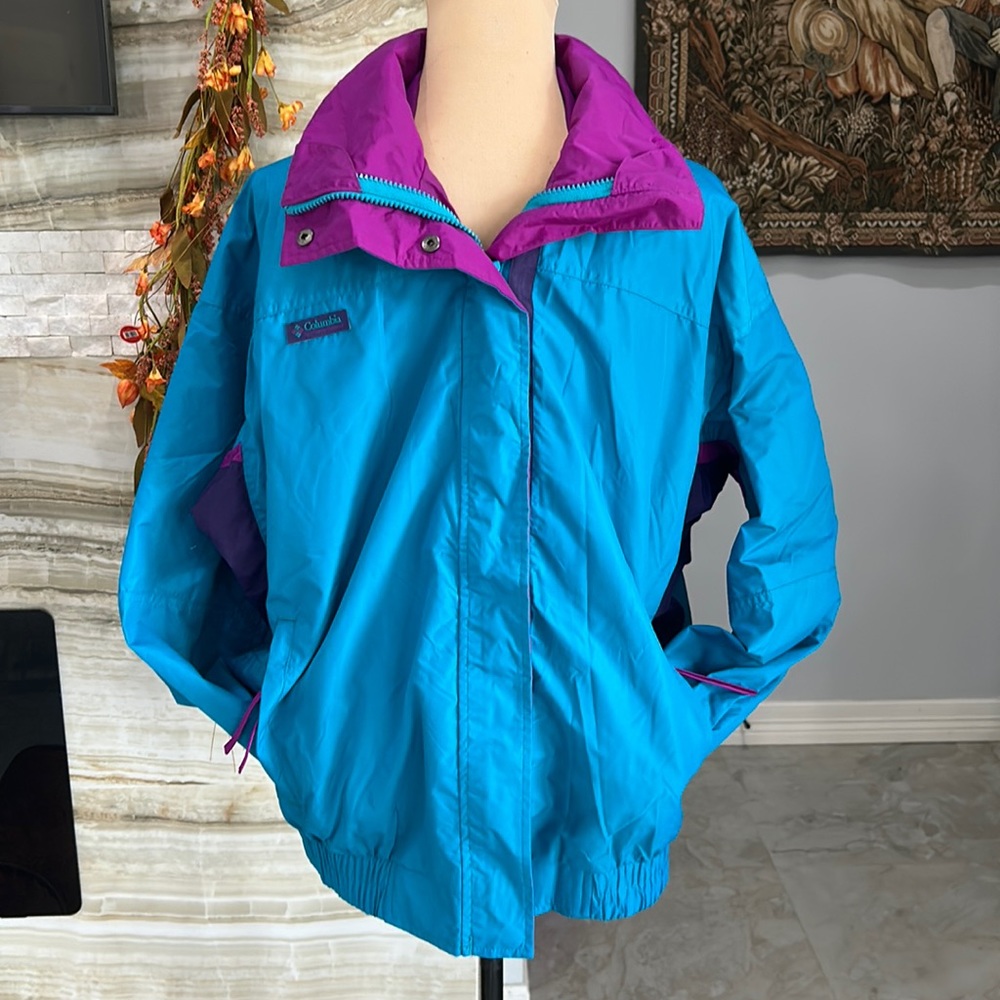 Columbia Bugaboo Ski Snowboard Shell Sportswear Company Two‎ Tone Jacket. L (A)